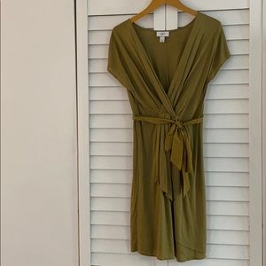 Ann Taylor LOFT Sage Wrap Dress